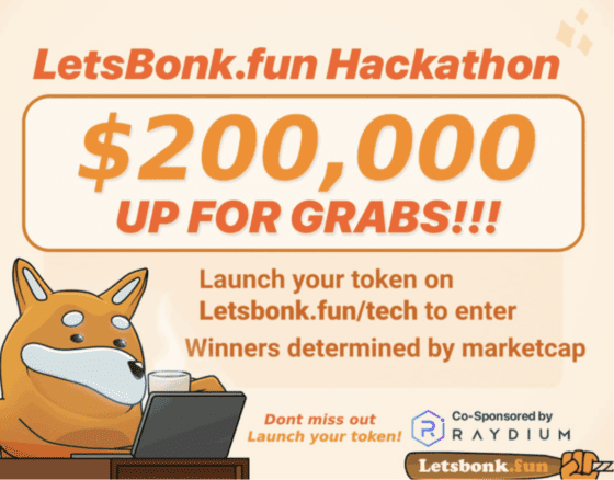 [주요 뉴스] 봉크(BONK), 레츠봉크 밈코인 해커톤 개막…총상금 20만 달러 규모